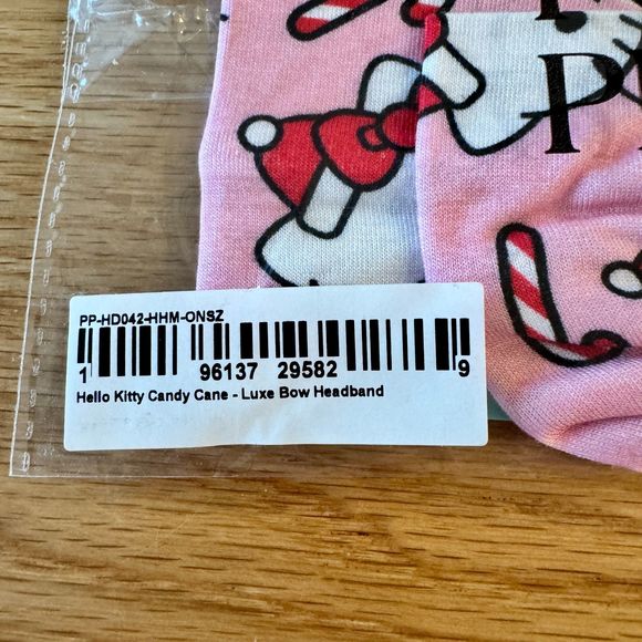Posh Peanut x Hello Kitty Luxe Bow Headband - NEW - Picture 4 of 4